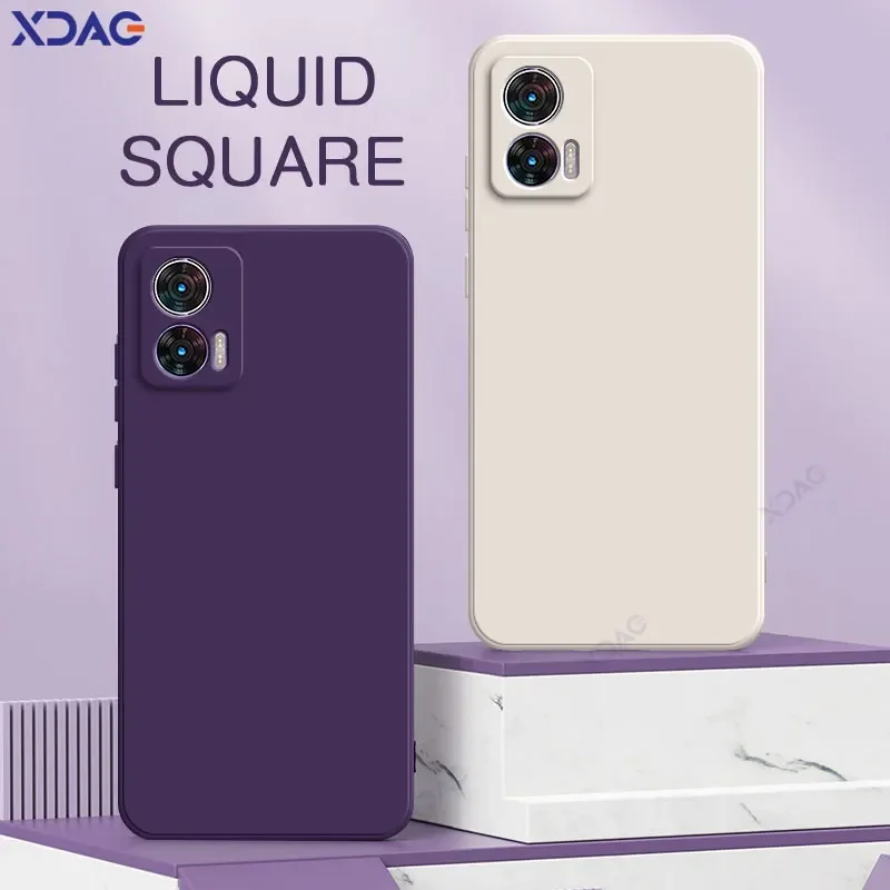 

Original Square Liquid Silicone Back Covers for Motorola Moto Edge 30 Neo Lite 5G 360 Soft Phone Armor Bags Edge30Neo Edge30Lite