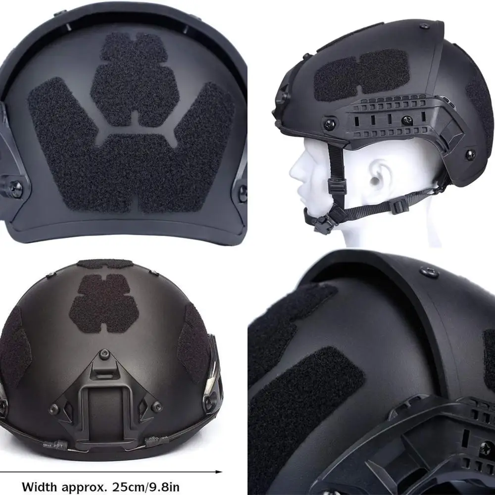 

Регулируемый страйкбольный шлем из АБС-пластика — тактическое защитное снаряжение двойного назначения для улицы