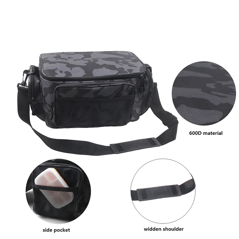 Bolsa de Pesca con Bandolera Acolchada para Agua Salada y Dulce - imagen 3