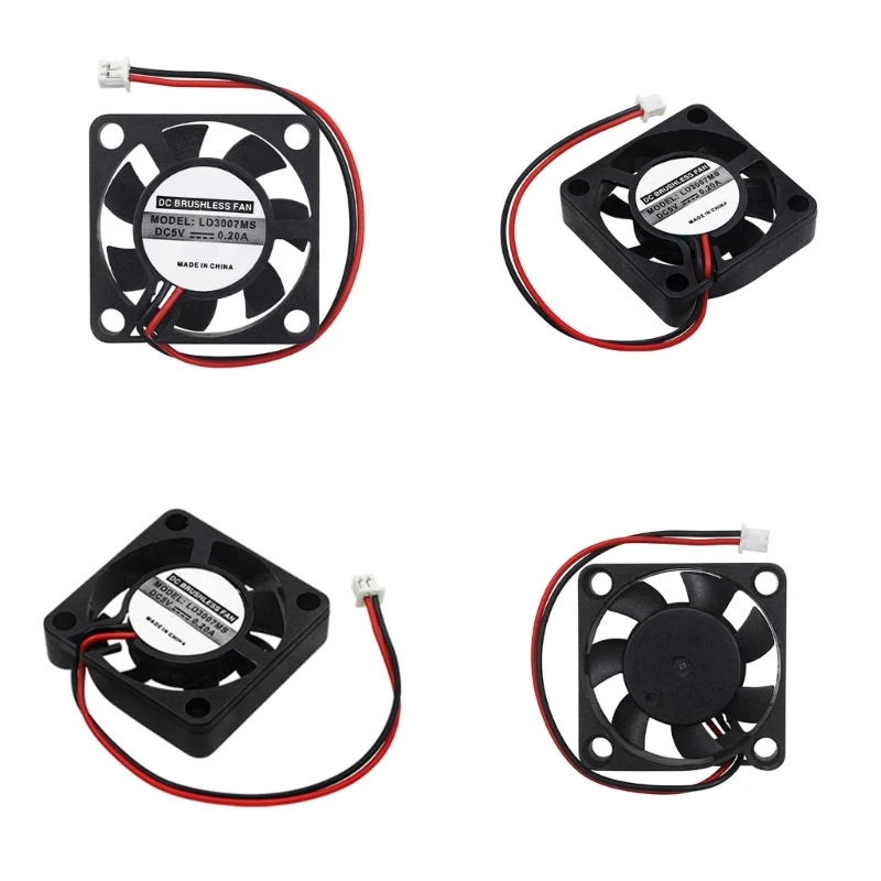 Quạt làm mát tản nhiệt hiệu quả DC5V cho máy tính bảng đơn Kết nối 2Pin 1,25mm LD3007MS