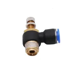 SL-Accesorios Neumáticos de conexión rápida, válvula de controlador de velocidad del acelerador, SL4-01, SL6-01, SL8-01, regulador de presión de aire de 1/8