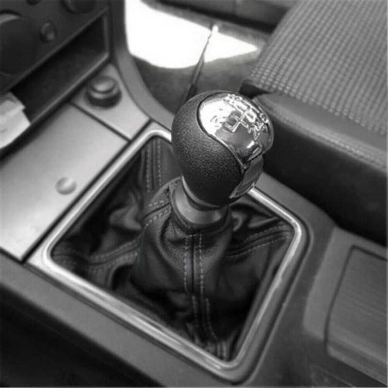 5 Speed Chrome Manual Car Gear Shift Knob Shifter Lever For Opel Vectra C B Corsa Astra G Combo 2002 2003 2004 2005