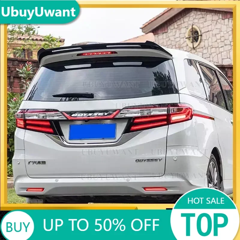 

For Honda ODYSSEY Spoiler 2015 2016 2017 2018 2019 High Quality ABS Unpainted/Gloosy Black/Carbon Color Roof Spoiler