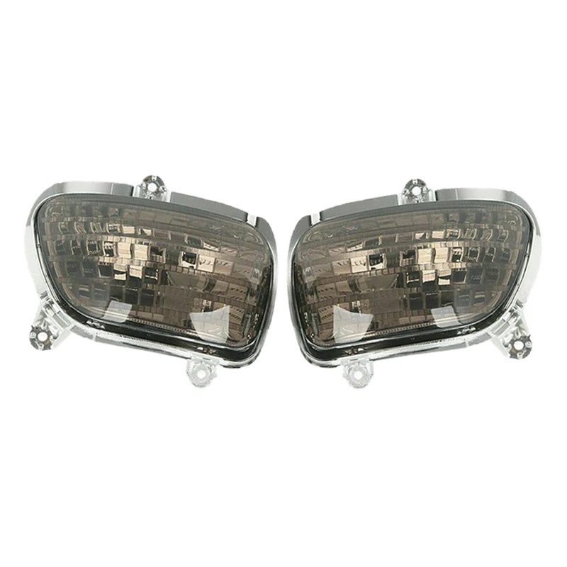 

1 Pair Smoked Lens Front Turn Signal Light Fit for Honda Goldwing GL1800 F6B 2013 2014 2015 2016 2017