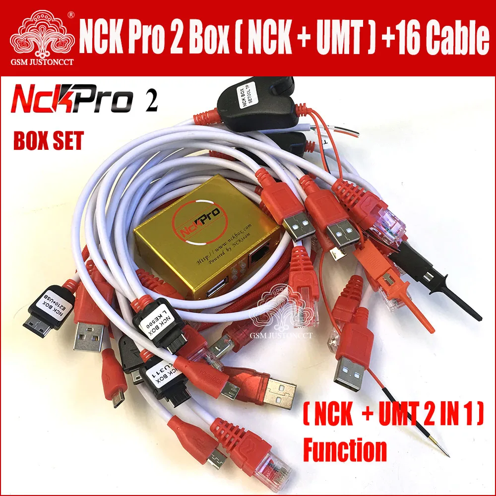 2025 New Original NCK PRO BOX NCK Pro 2 box ( NCK + UMT 2 in 1 BOX ) + 16 cables