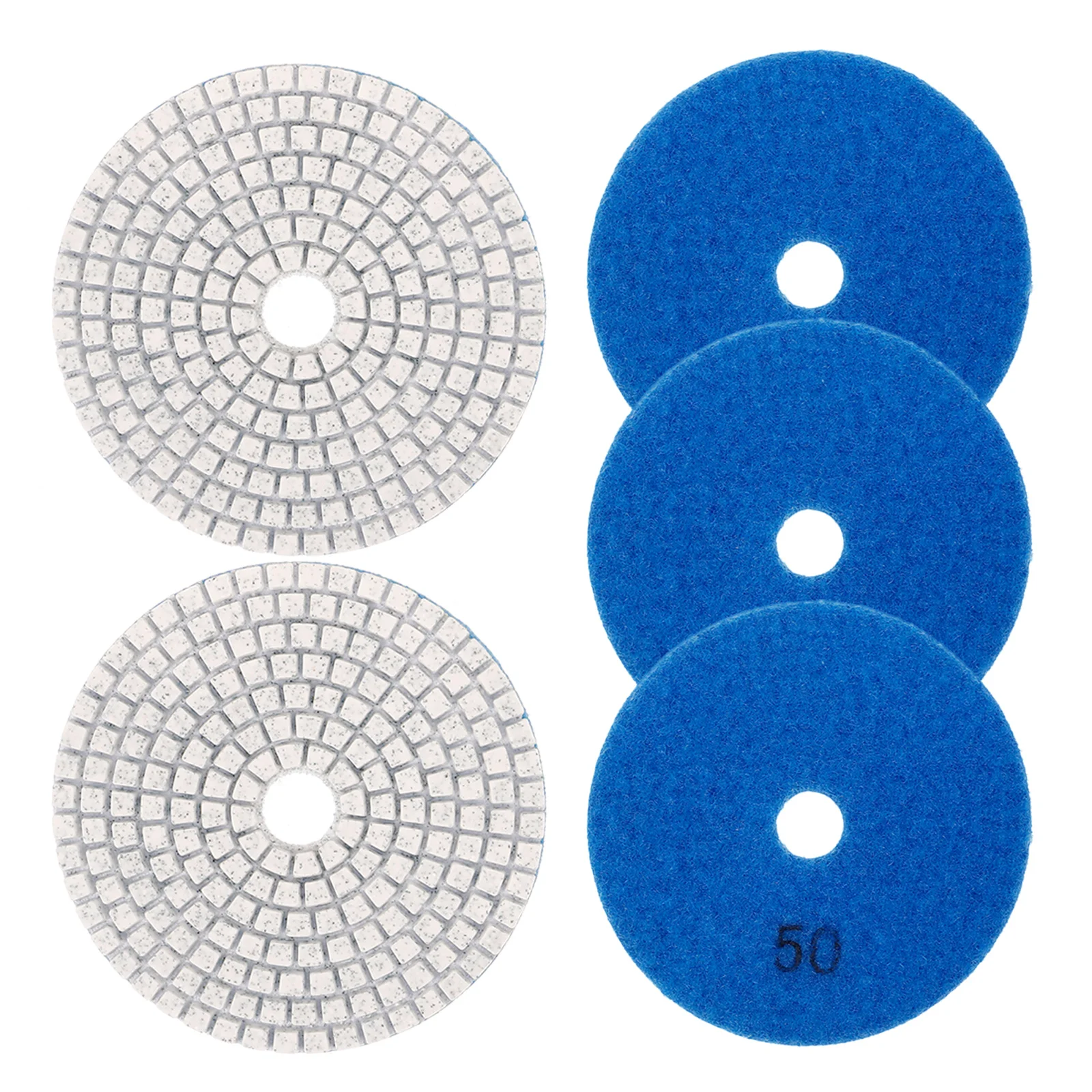 5pcs Concrete Diamond Polishing Pads Marble Wet Polishing Pad for Stone