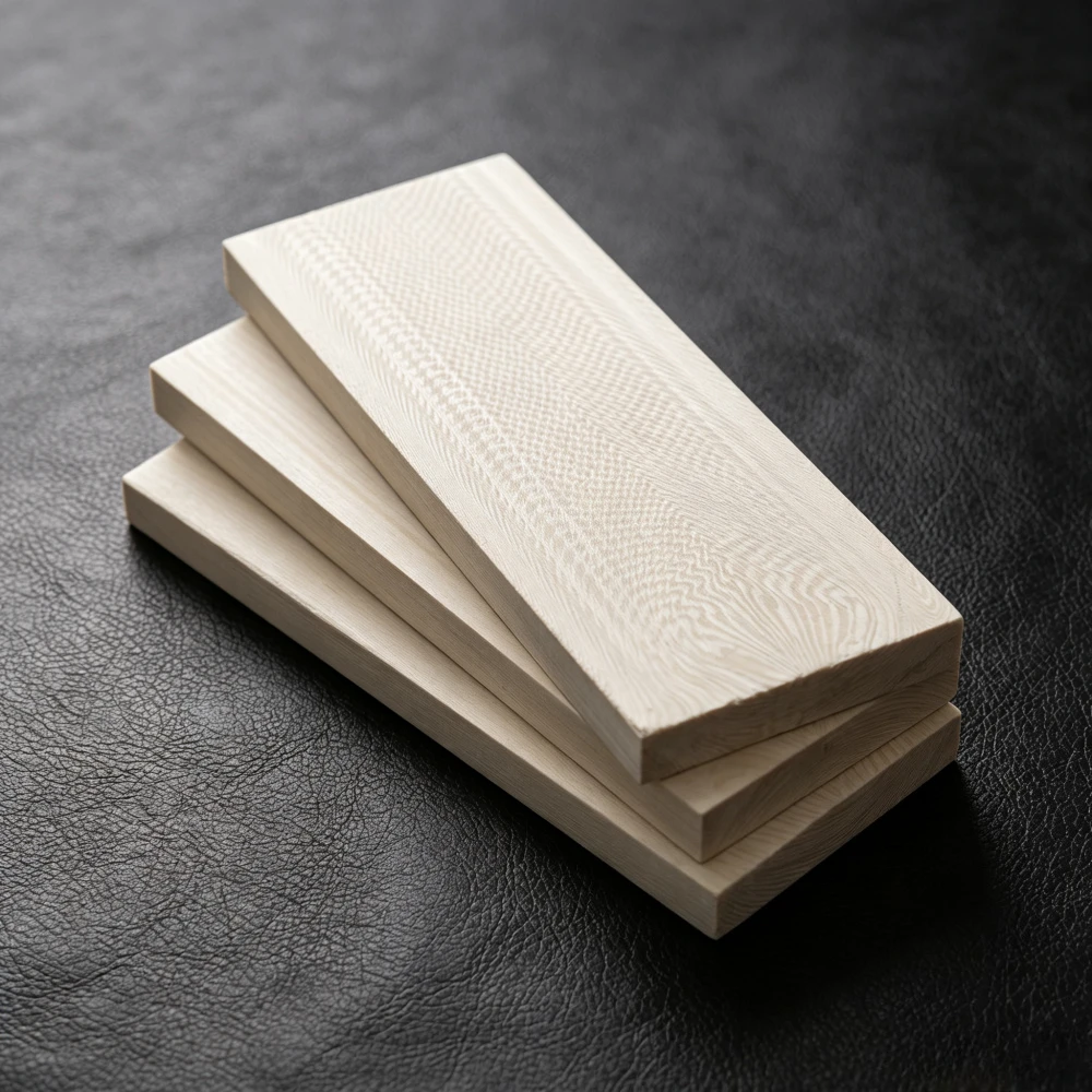 120×40×8mm High-quality Synthetic Ivory Resin Handle Inlay Sheet, EDC Tool DIY Craft Carving Blank