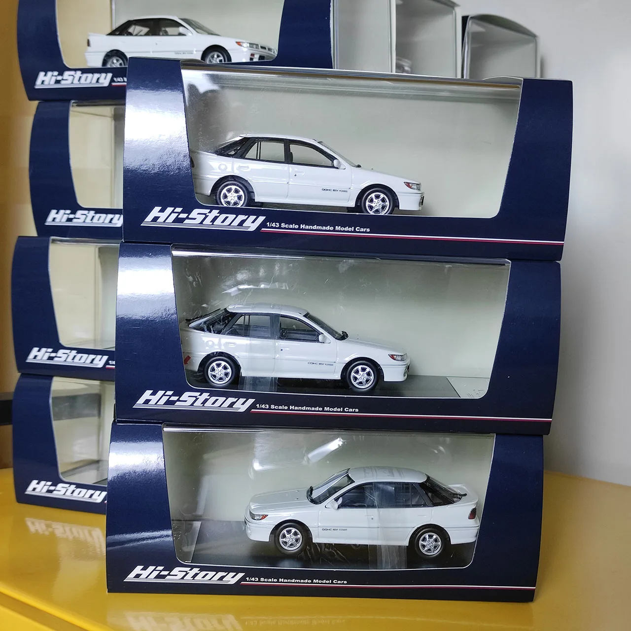 

Приветствующая масштаб 1:43 MITSUBISHI LANCER GSR 4WD 1988, модель автомобиля из смолы, Коллекционная игрушка, подарок, сувенир, украшение для дисплея