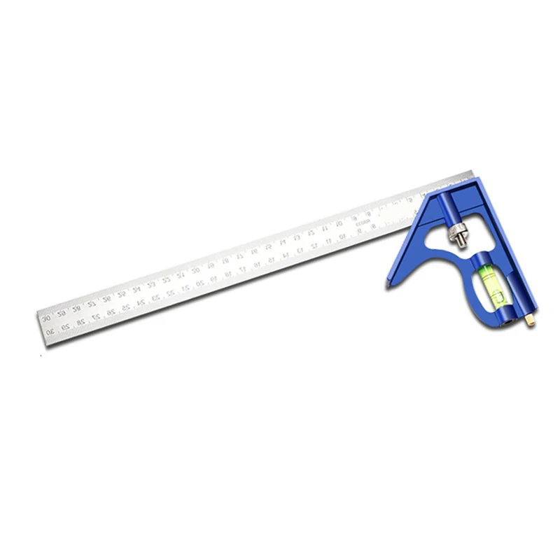 

GIGI Combination Square, 12Inch, 45-90 Degree Marking, Stainless Steel