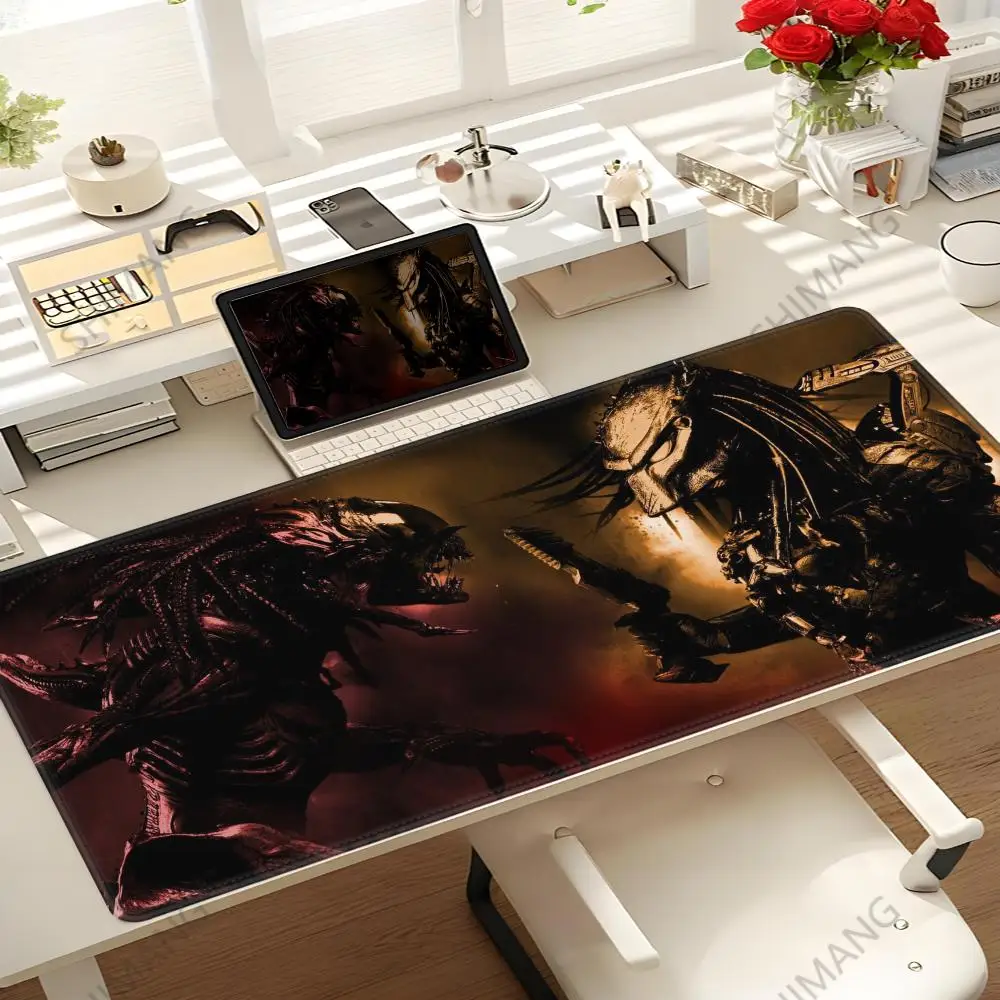 Kleine muismat Predator Warrior patroon Alien Monster bedrukte muismat matten laptop computer bureaumatten voor speler