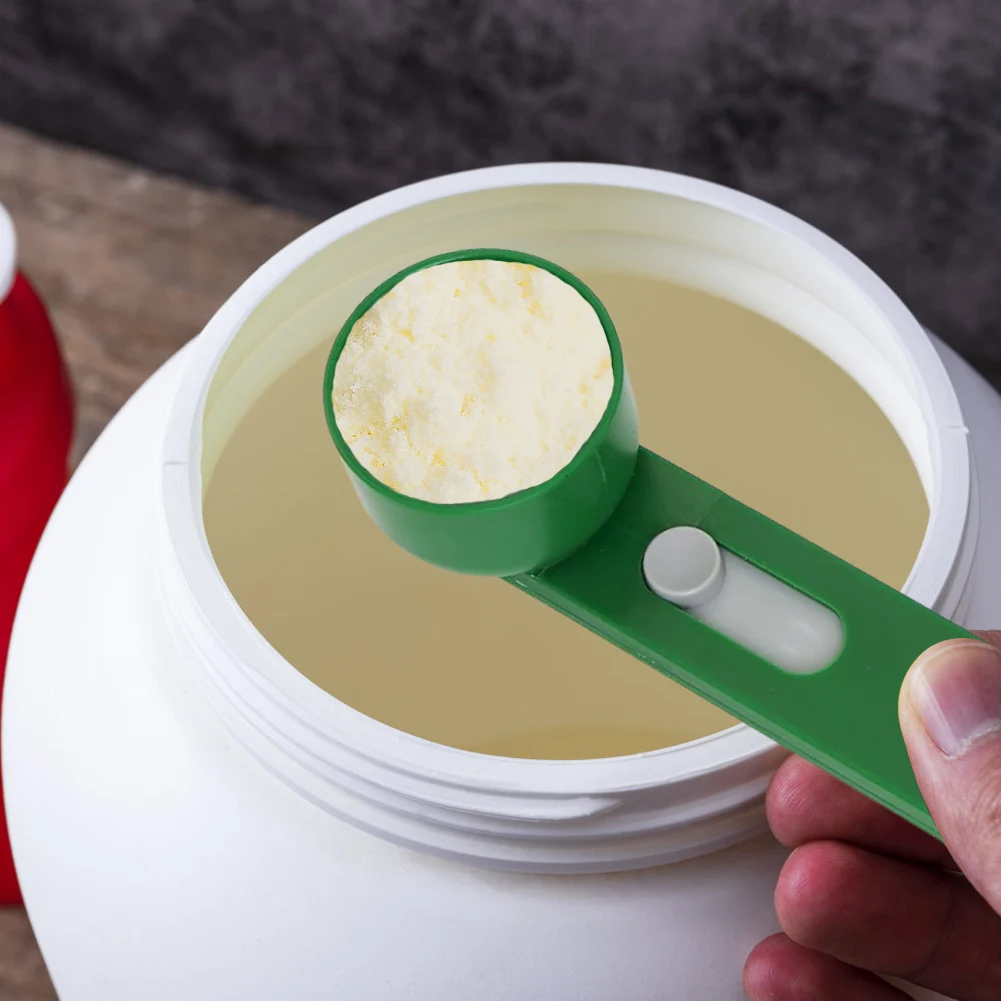 No Spill Measuring Spoon Multi-Purpose Creative Measuring Funneler Mess-Free Sliding Spoon for Cooking Baking Drinks Spoon