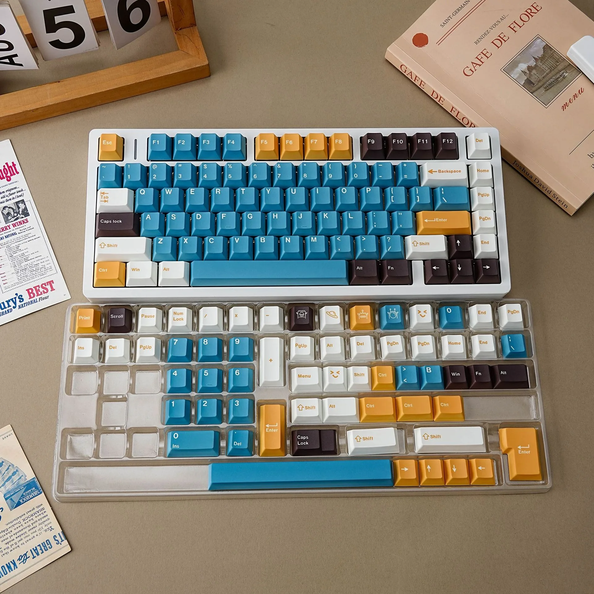 Mechanical Keyboard Keycaps Hebrew Russian German Spanish French Abnt2 UK Japanese Korean Cherry Profile PBT Keycap 7U ISO Enter
