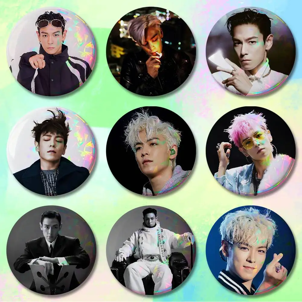 Rapper T-T.O.P ANOTHER DIMENSION Artist Alley Fan-made Merch Custom Badges 75mm 44mm 25mm 32mm 58mm Collect Gifts Large