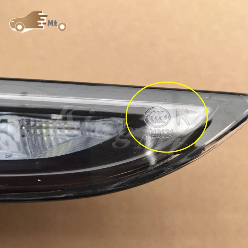 ل Zotye SR9 فوجليت سيارة الضباب مجموعة مصابيح LED/الهالوجين المصد الأمامي طقم مصابيح الضباب استبدال مع مبيت مقاوم للماء #4