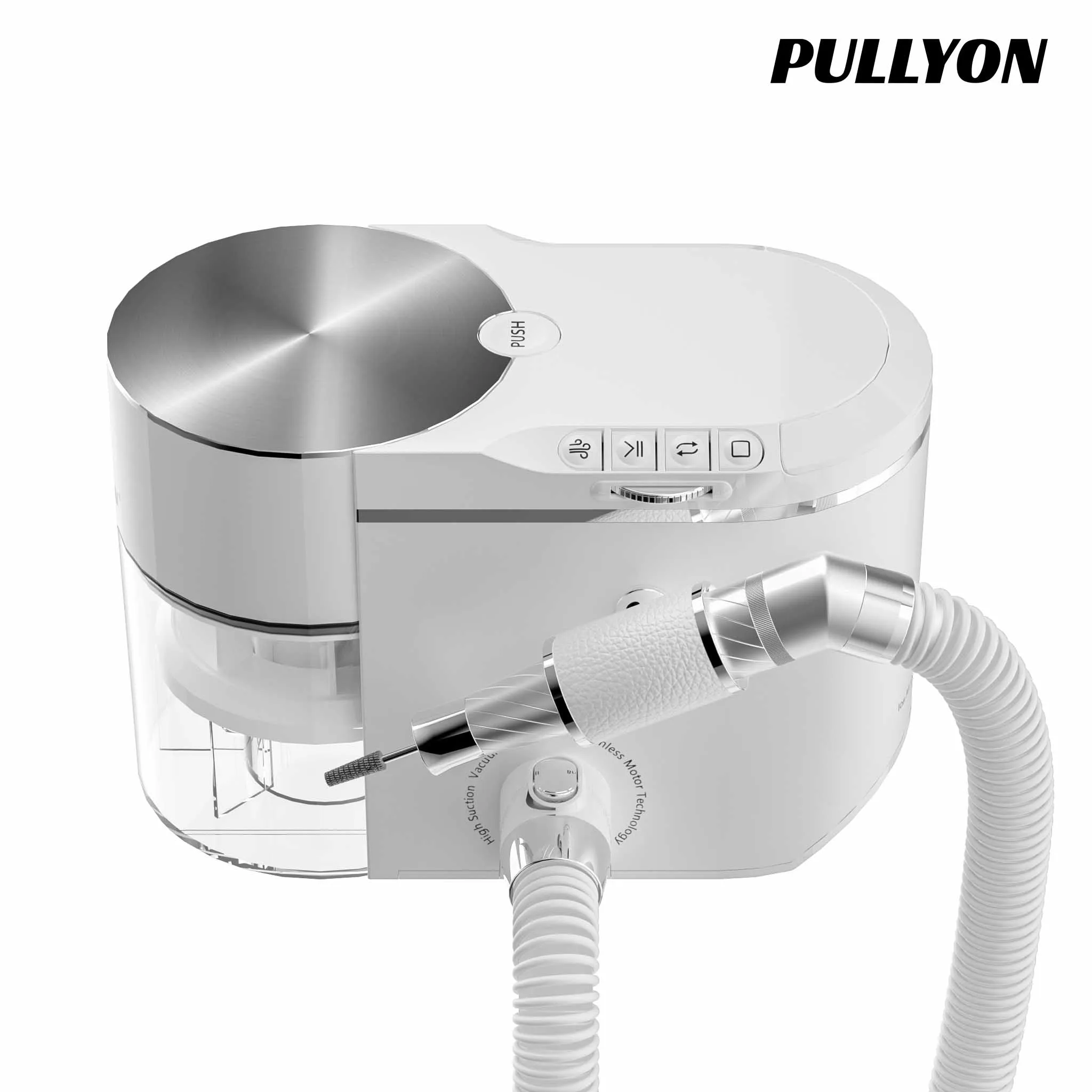 New Design 2-in-1 240W Electric Buit-in Dust Extractor Nail Drilling Tool for Manicure Pedicure Salon