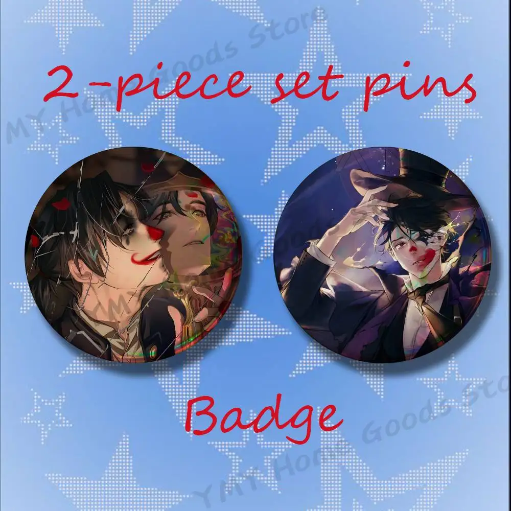Anime L-Lord of M-Mysteries 2-piece set Free Mix Backpack Clothes Jewelry Accessories Round Badge Collection Gifts