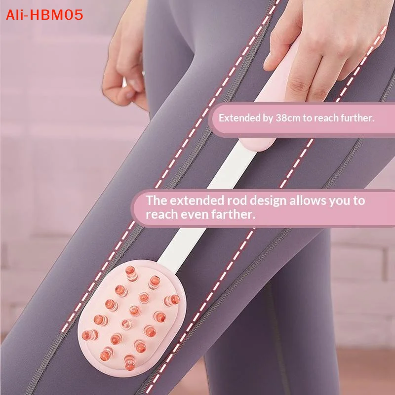 (HB05)Adjustable Handheld Massage Stick Double Side With Hanging Hole Meridian Massage Hammers Telescopic Multi-Purpose