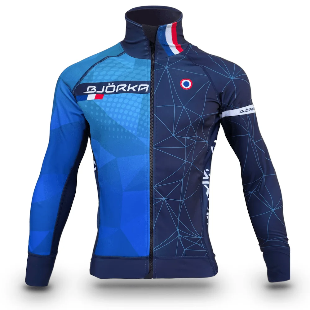 Image of Frühling/Sommer Herren Langarm dünne Fahrradjacken Fahrrad atmungsaktives Trikot UV-Schutz 3 hintere Taschen Fahrradhemden