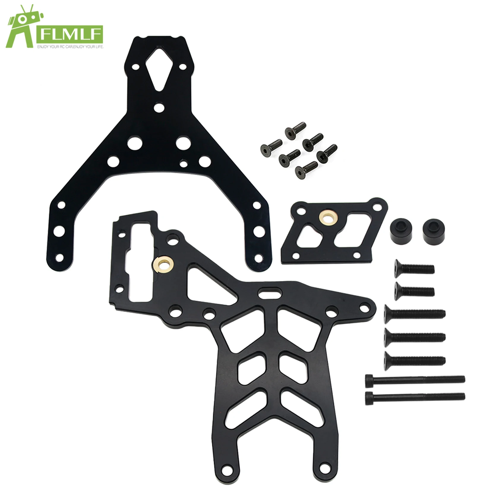 Alloy CNC Thickened Rear or Front Upper Connecting Plate Set for 1/5 HPI ROFUN BAHA ROVAN KM BAJA 5B 5T 5SC Rc Car Toy Parts