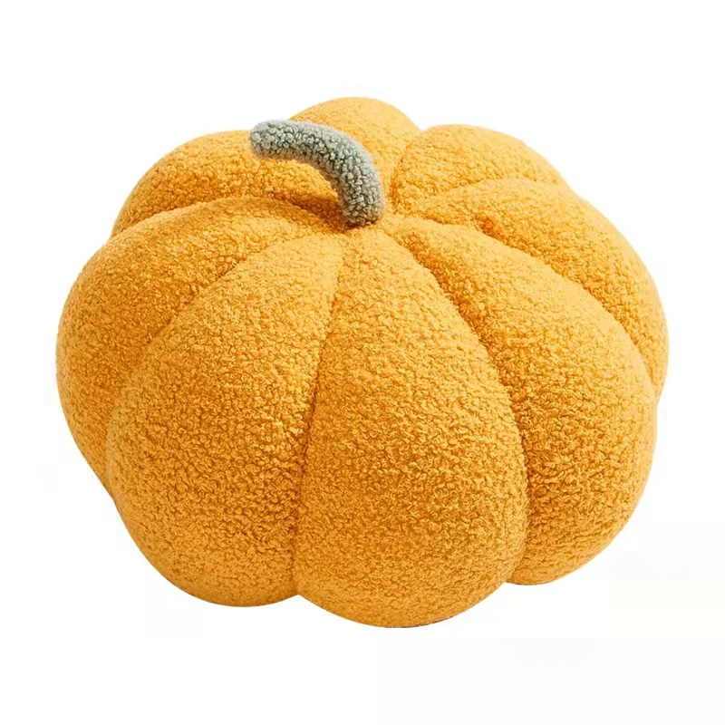 

20-48cm Plushie Pumpkins Toys Throw Pillow Fluffy Stuffed Soft Fruit Vegetable Halloween's Day Party Home Decor Babies Kids Gift