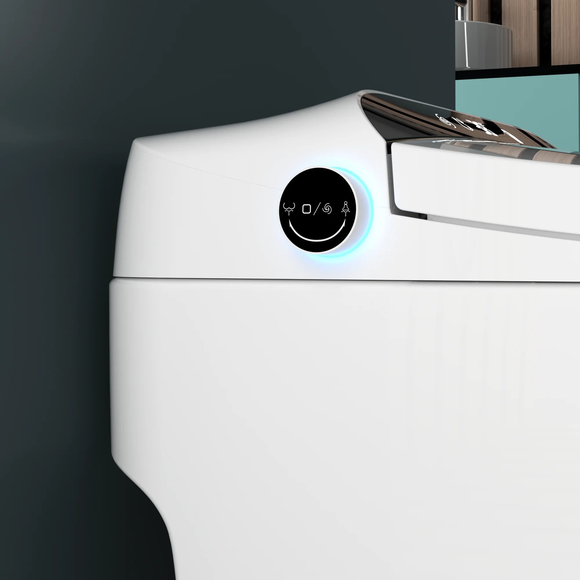 Bol électrique sans réservoir, nouveau Design, toilettes montées au sol, placard à eau mural, bol de couleur, toilettes intelligentes