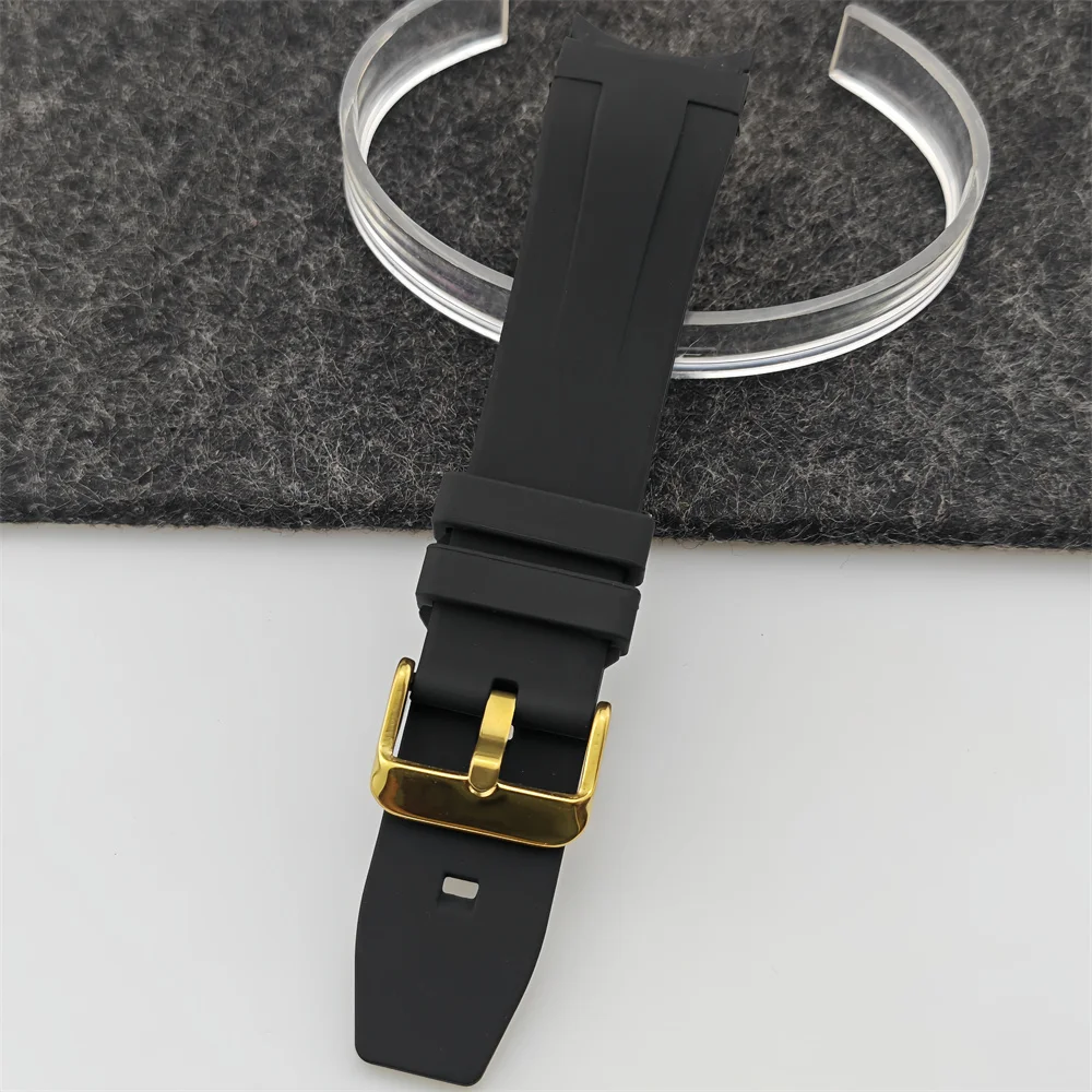 Obudowa NH35 SK007 czarna obudowa gumowy pasek czarne zmodyfikowane akcesoria do zegarków mechanicznych NH36/NH38/NH70 wykorzystanie ruchu