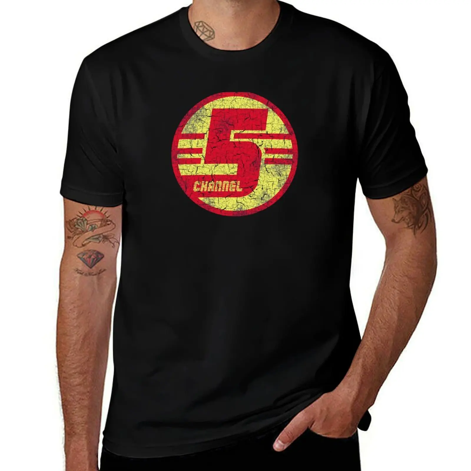 CHANNEL 5 (Tim and Eric Awesome Show, Great Job!) T-Shirt Stylish Print Short Sleeve Tee T-Shirt