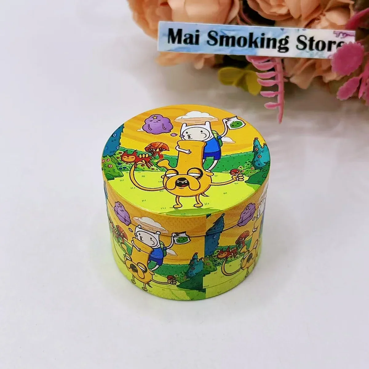 2 بوصة لطيف عشب طاحونة معدنية 4-Layer دليل التوابل هاون مدقة الملح الفلفل مطحنة الخام العشب التبغ طاحونة الدخان السجائر أداة