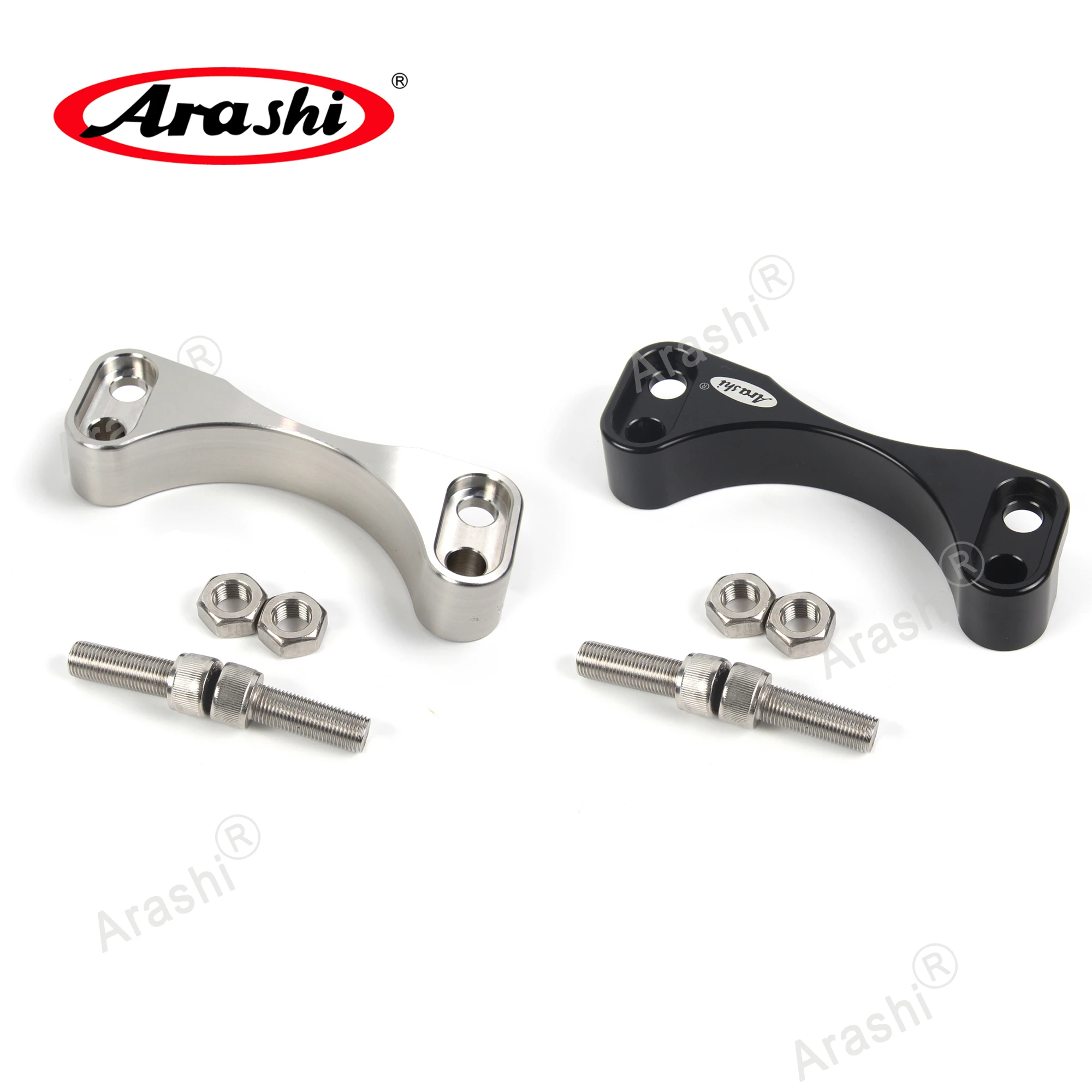 Arashi Rear Brake Caliper Disc Bracket For YAMAHA XP T-MAX 500 2004 2005 2006 2007 Tmax500 Accessories Oversize Disc