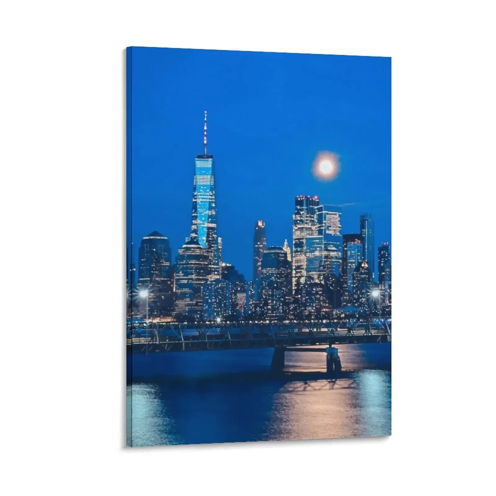 

New York at Night Canvas Painting decorations for the room home decor bedrooms decorations posters