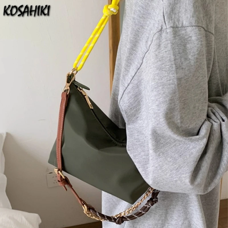 

Y2k Aesthetic All Match Tassel Women's Handbags Fashion Casual Korean Crossbody Bag Luxury Design Fashion Simple Shoulder Bags