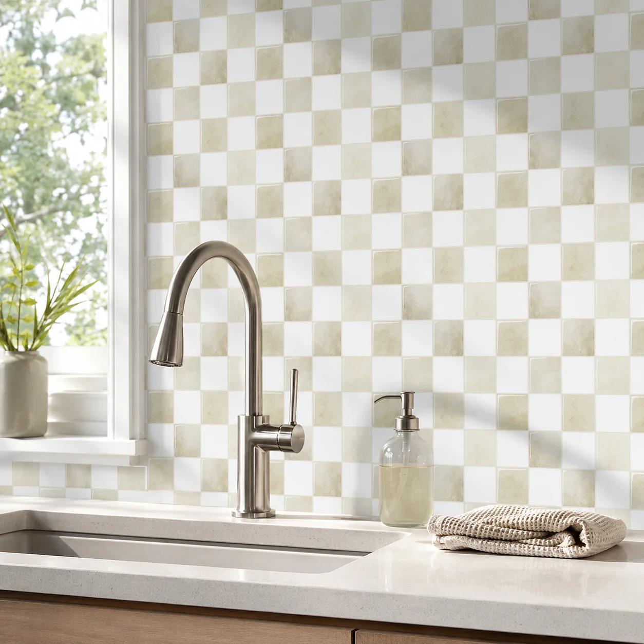 Autocollants de carrelage en g - Home Bathroom Wallpaper avis et prix