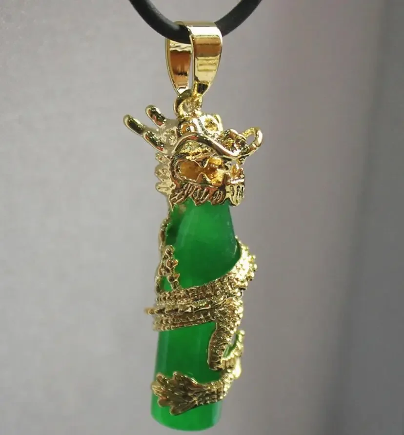 

Fashion jewelry Wholesale/retail fancy Chinese Wind Cylinder jewerly +AA Dragon Pendants Necklace