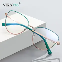 VICKY Women Cat Eye Prescription Reading Glasses Myopia Hyperopia For Women CR39 Anti Blue Light Optical Eyeglasses Frame 3083