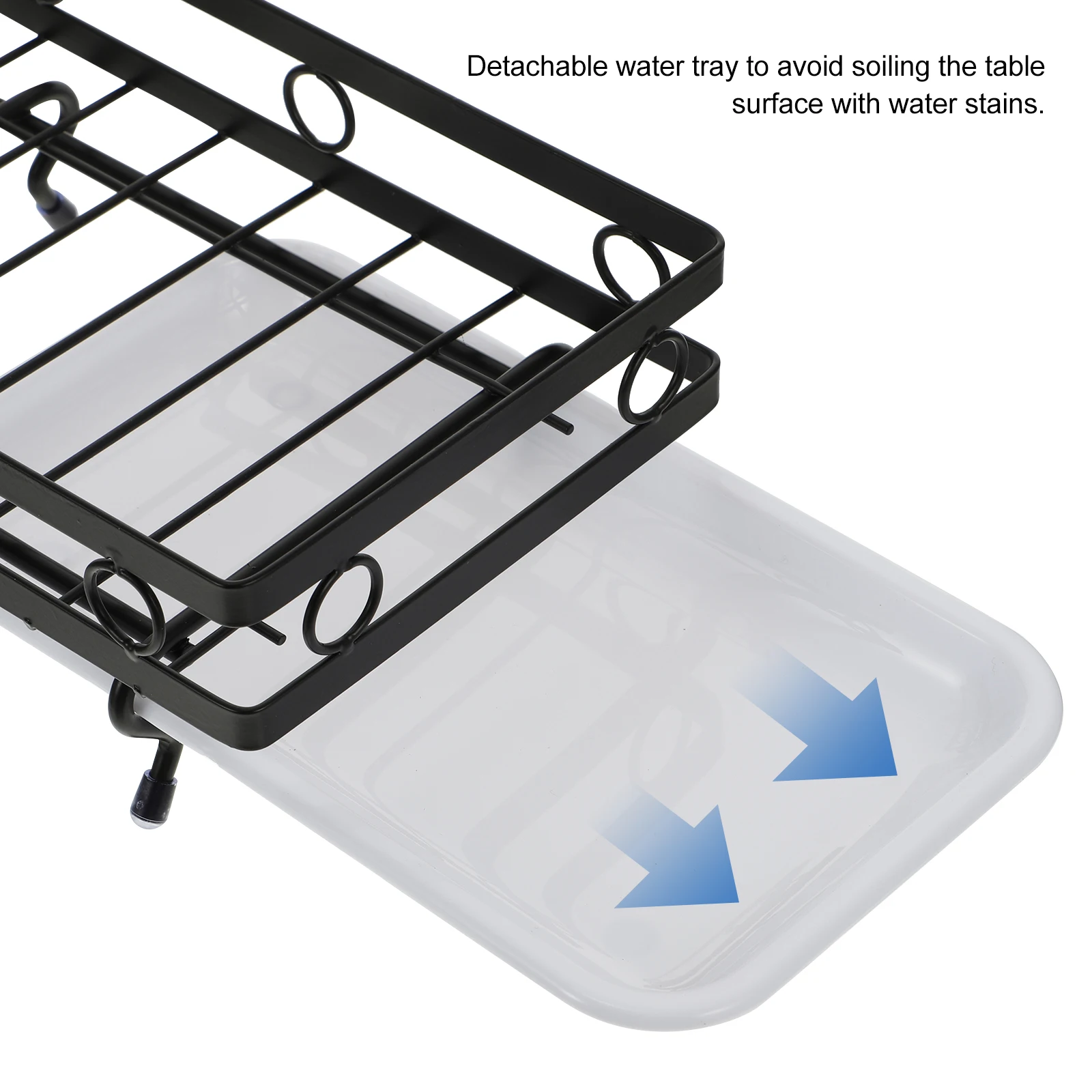 

1Pc Wall-Mounted Dishcloth Rack Carbon Steel Plastic Kitchen Storage Drainage Sponge Rag Shelf Practical Organizer