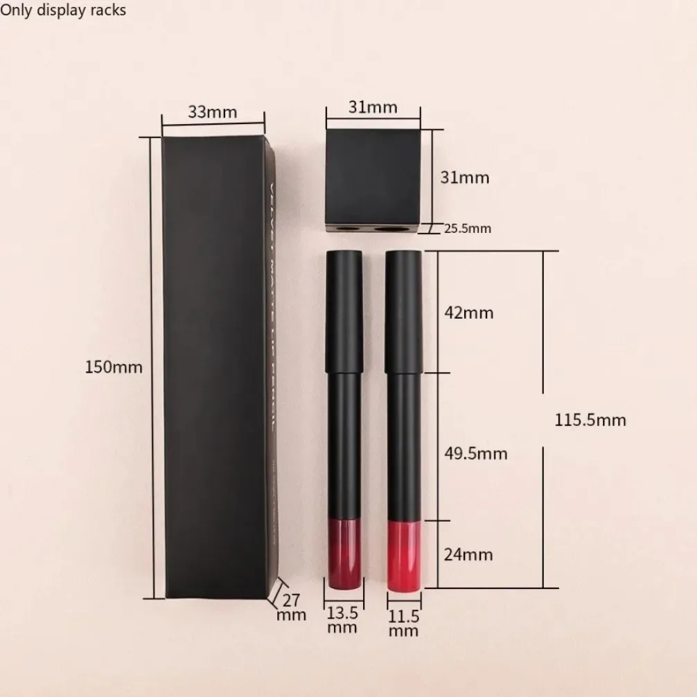 Private Label Custom Logo Vegan Wholesale Makeup Velvet Matte Lip Pencil Long Lasting Lipstick Waterproof Lip Liner