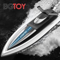 BGTOY 2.4G Radio RC Boat LSRC-B8 High Speed Waterproof Electric Remote Control Speedboat Model For Boy Toys Birthday Gifts