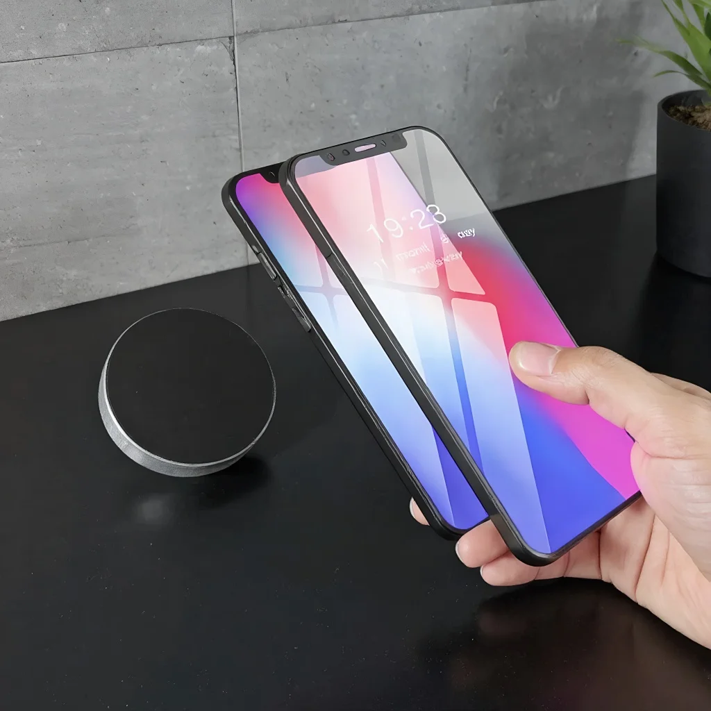 

Heavy-Duty Magnetic Phone Mount for Cars - Universal GPS & Smartphone Dashboard Adhesive