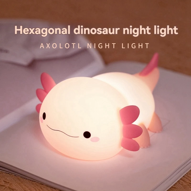 Touch Control USB Rechargeable Bedside Lamp Animal Shape Silicone Baby Night Light For Babies, Kids And Girls Gifts