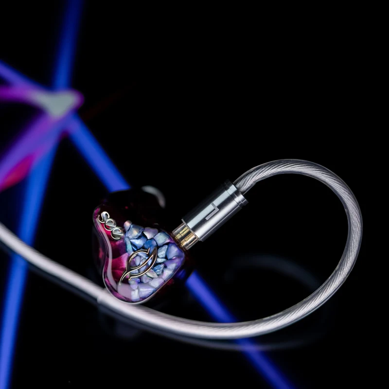 SeeAudio Kaguya 4BA + 4EST Resin In-Ear IEM Earphone HIFI ACG Music Wired Earbud With 0.78mm 2pin Interface Neo Bravery Yume