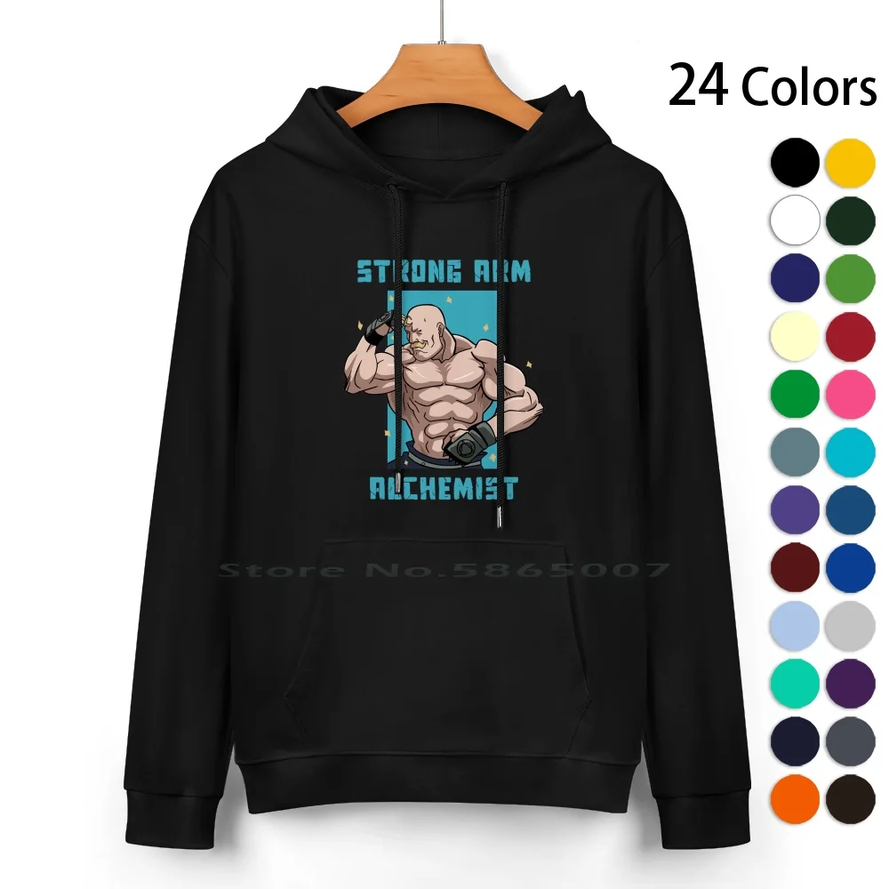 Alex Armstrong Pure Cotton Hoodie Sweater 24 Colors Alex Louis Armstrong Alchemist Armstrong Alex Armstrong Fullmetal Alchemist