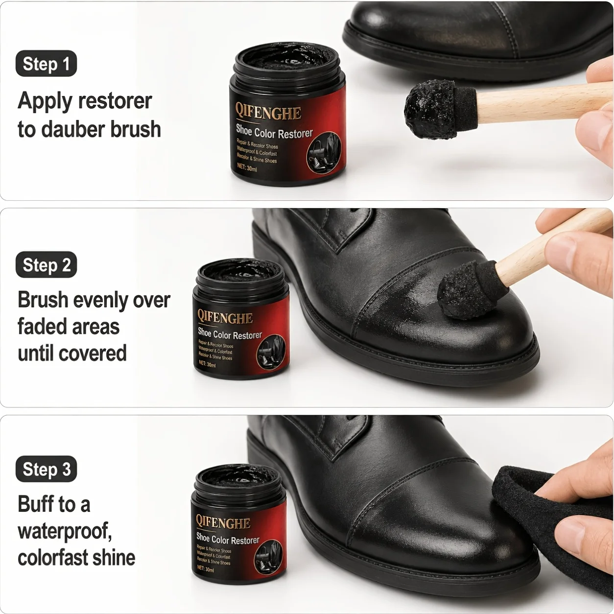 Leather Shoe Recoloring Balm, - Sneaker Care Spray avaliação e preço