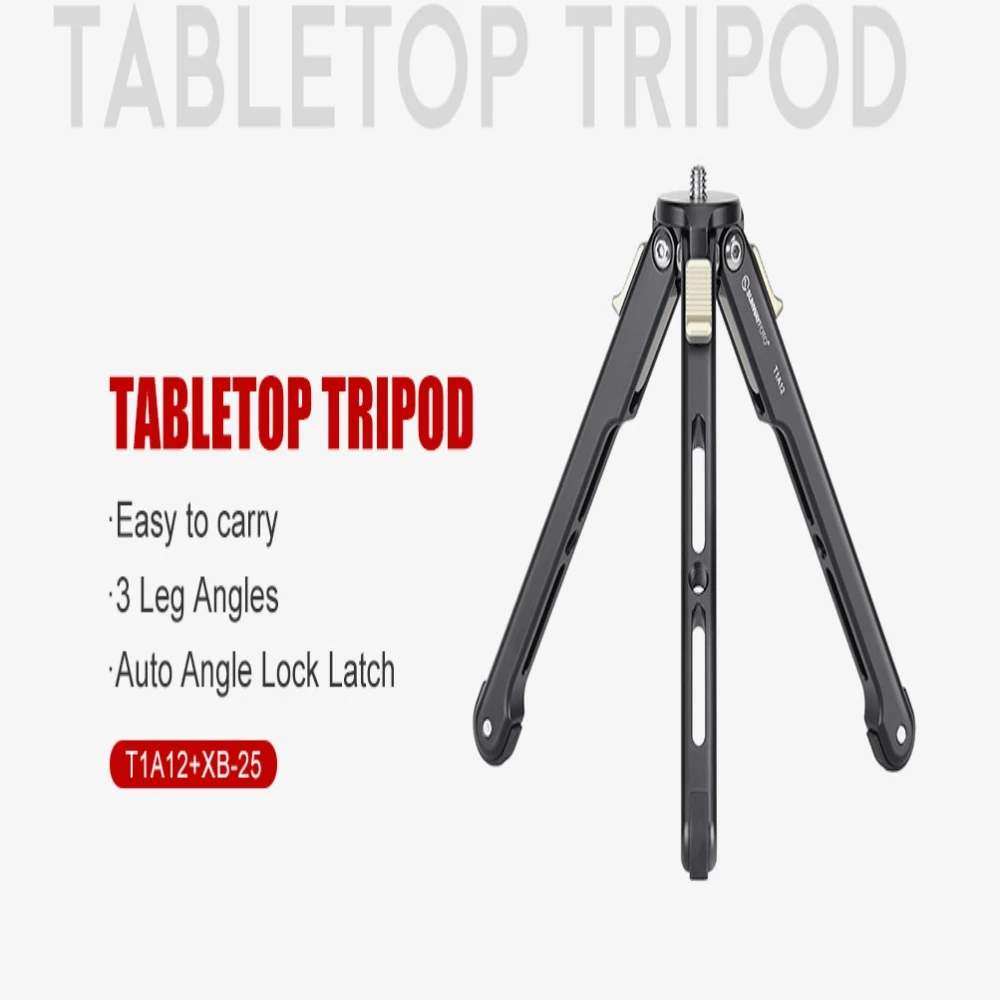 SUNWAYFOTO Mini Tripod Tripod Load Capacity 88LB/40KG for Photography T1A12