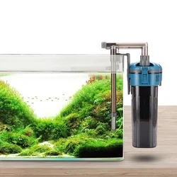 aquarium Filter Wall Mounted Filter Barrel External Fish Tank Small Silent Hang On Aquarium Tank Culture of Nitrifying Bacteria