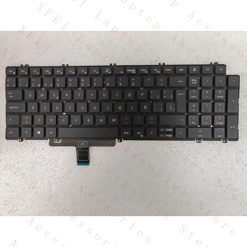 

D Spanish backlit keyboard for Dell Latitude 3540 E3540 5520 5521 5530 5531 5540
