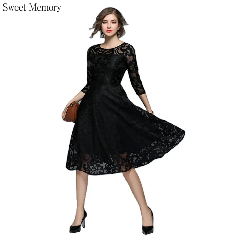 S970 Mother Of The Bride Dresses O-Neck Plus Size Dress Spring Autumn Women Gown Girls Robes Slim Lace Red Back