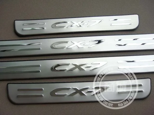 Per Mazda CX-7 CX7 2006-2016 Car Styling spedizione gratuita piastra Scuff in acciaio inossidabile di alta qualità/davanzale della porta