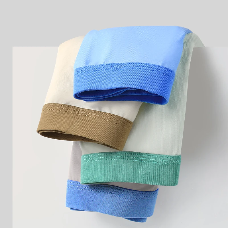 십대 순면 항균 속옷 남성 복서 발달 기간 스포츠 통기성 반바지 소년 중학교 상자