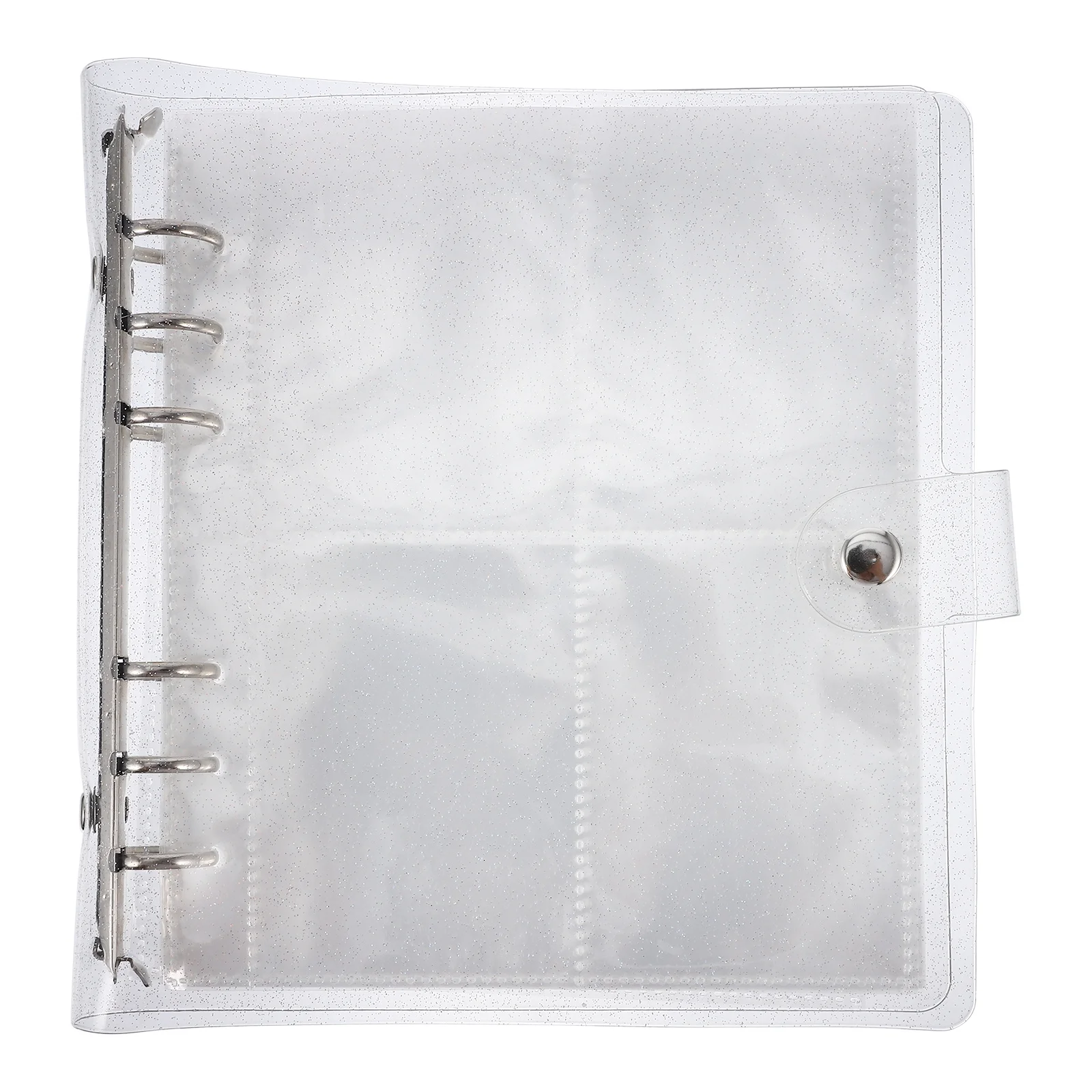 

ULDIGI 3 Inch Photo Album Clear Binder for 4x6 Photos Wedding Baseball Cards Collectibles Storage Pocket Holder Alloy Design