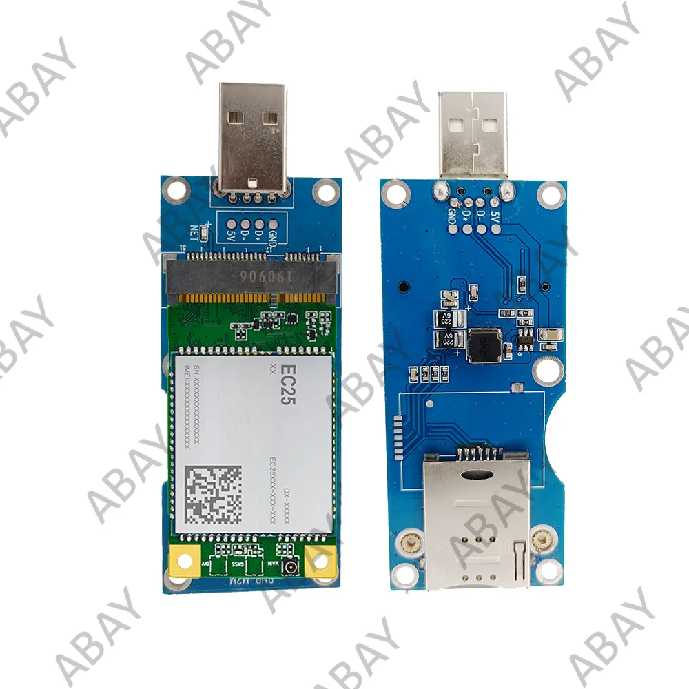 Quectel CAT4 LTE EC25-JFA /EC25-VFA MINIPCIE 4G IoT Module + Minipcie to USB Adapter With SIM Card Slot LTE Module